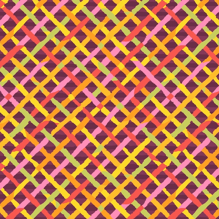 2 yards Mad Plaid in Rust from the Kaffe Fassett Collection