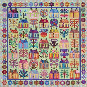 Houses and Trees full quilt