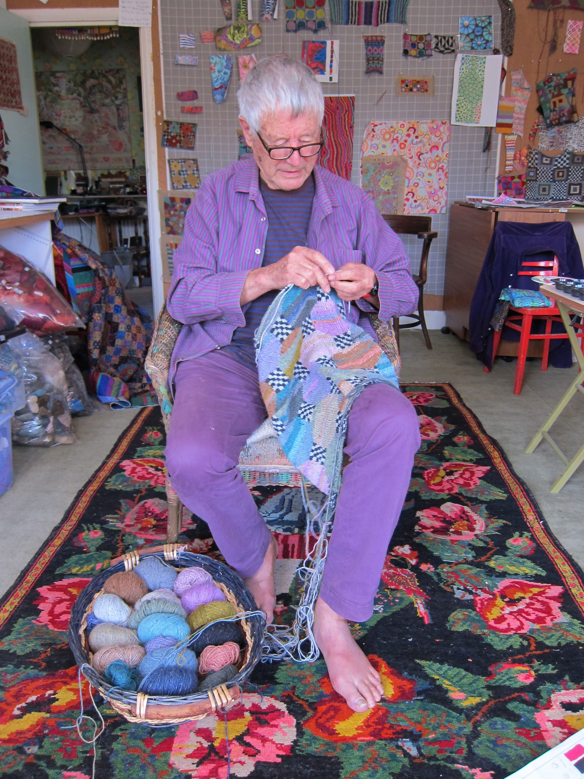 Kaffe Fassett in the Studio - Kaffe Fassett Studio