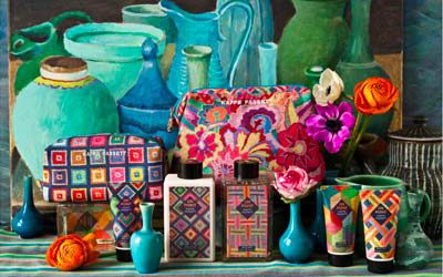 The new beauty collection from iconic textiles designer, Kaffe Fassett