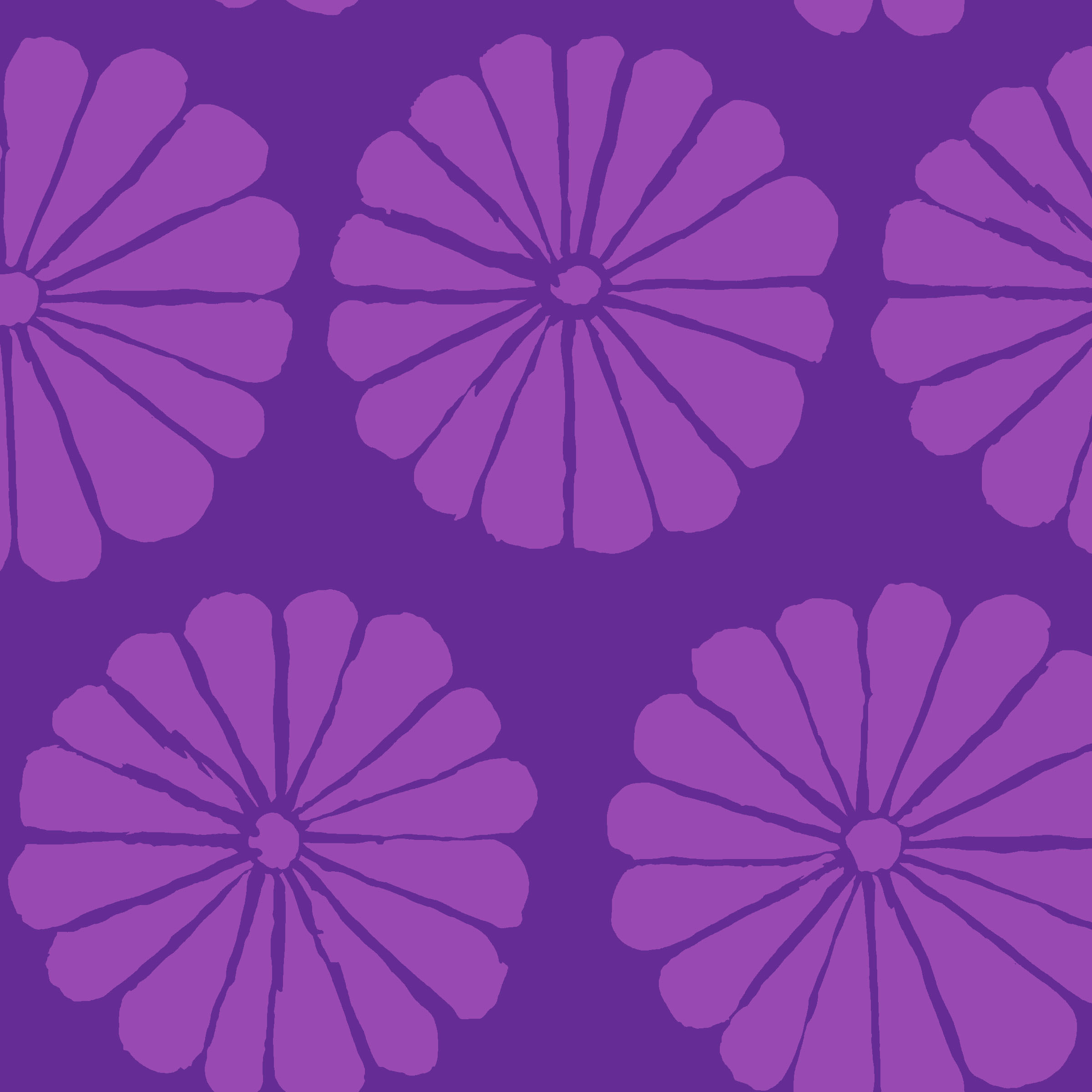 Damask Flower - PWGP183 - Purple